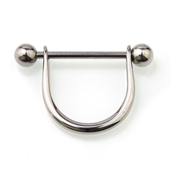 Brustpiercing mit Bügel 1,6 x 16 mm