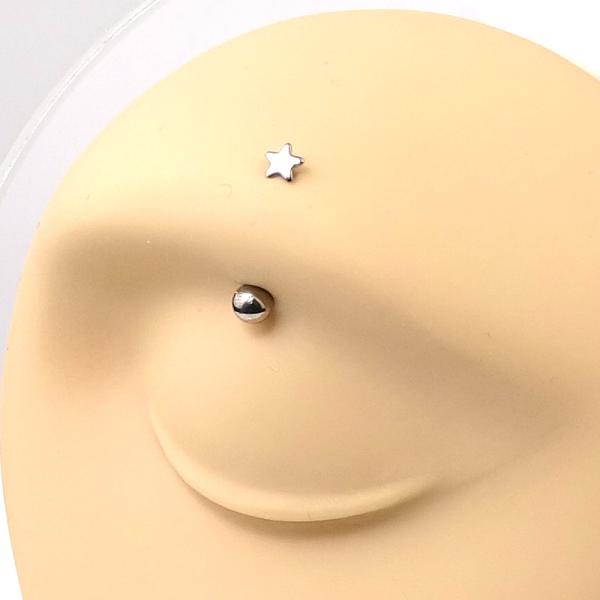 Augenbraue-Piercing - Single Star