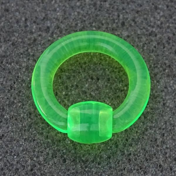 Fluoro Klemmkugel- Piercingring