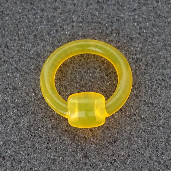 Fluoro Klemmkugel- Piercingring