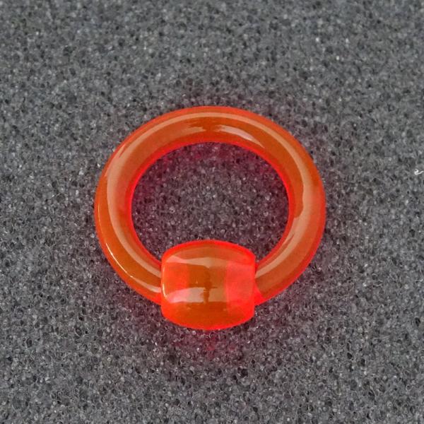 Fluoro Klemmkugel- Piercingring