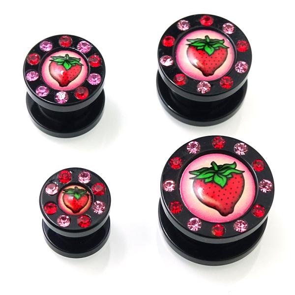 Funky Tunnel Strawberry - Erdbeere alle