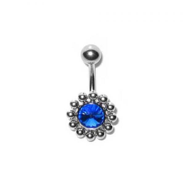 Jewelled Solarbell - Bauchnabel Piercing mit Kristall