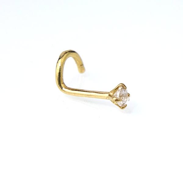 Nasenstecker 750er Gelbgold