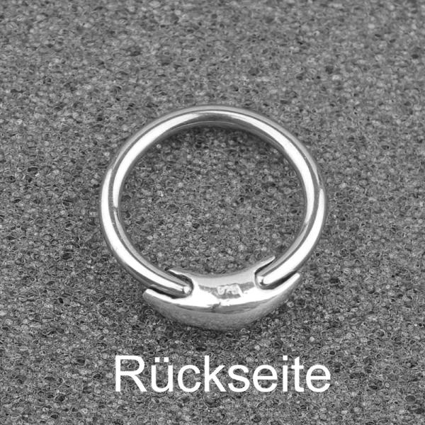 Silver Jewels Ball Closure Ring - Rueckseite