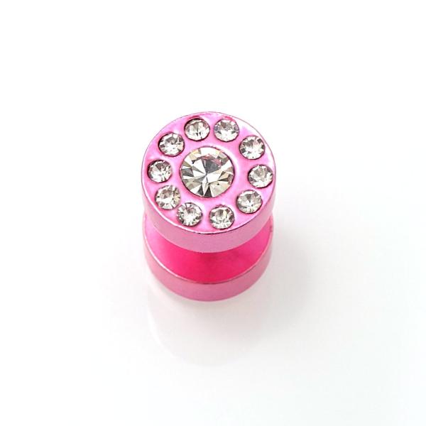 Pink Anodised Fake Plug