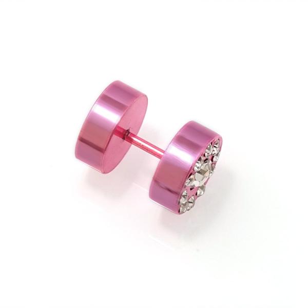 Pink Anodised Fake Plug