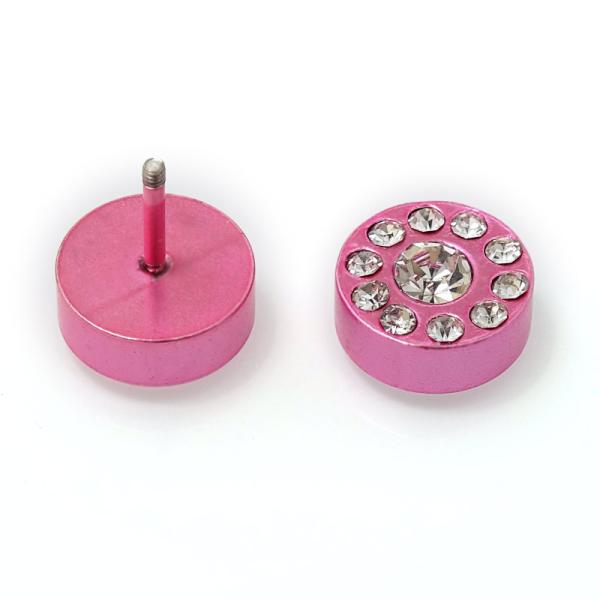Pink Anodised Fake Plug