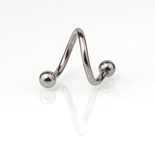 Steel Micro Spiral - kleine Bodyspirale m. Kugeln