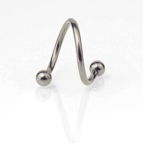 Steel Micro Spiral - kleine Bodyspirale m. Kugeln
