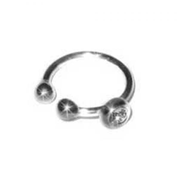 Silver Nose Ring Jewelled kaufen