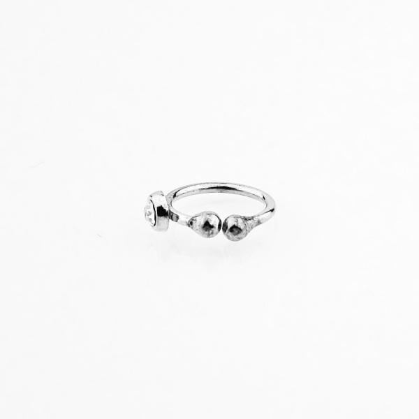 Silver Nose Ring Jewelled kaufen
