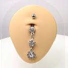 Bauchnabelpiercing Blumen