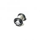 Fake-Piercing Plug Totenkopf