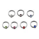 Lippenbändchen Piercing mit Kristall