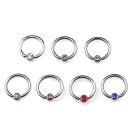 Lippenbändchen Piercing mit Kristall