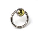 Klemmkugel- Picture Ring Acht mit Gewinde