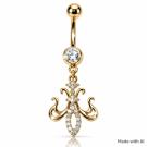 Nabelpiercing Gold-Style