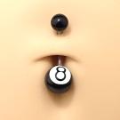 Steel Eight Ball Bauchnabel Banana