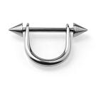 Brustpiercing mit Bügel