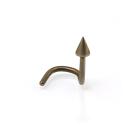 Titan Baby Cone Nostril Stud 1.0 mm Bronze