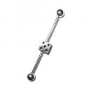 Industrial Piercing Barbell 06 (Industrial- Kugelhantel)