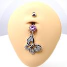 Bauchnabelstecker Schmetterling